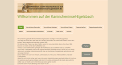 Desktop Screenshot of kanincheninsel-egelsbach.de
